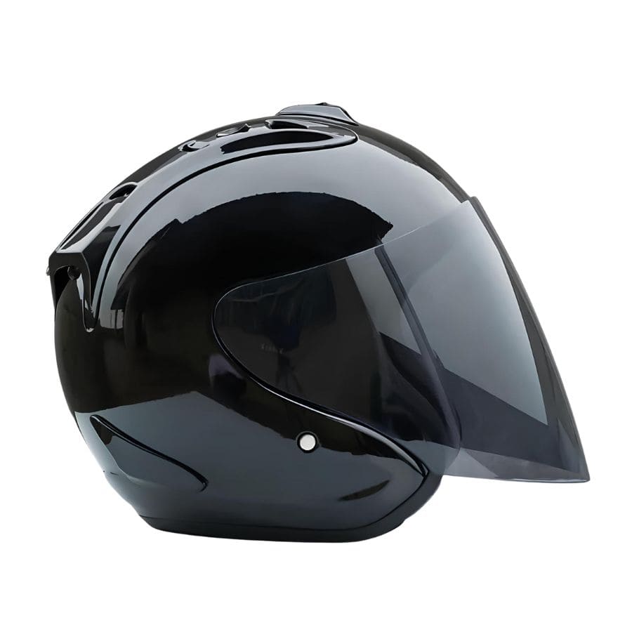 Capacete Aberto Preto 4