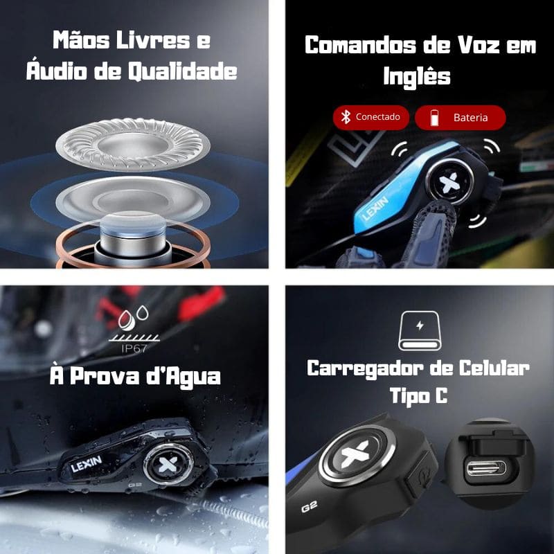 Intercomunicador para Capacete 4