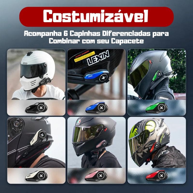 Intercomunicador para Capacete 3