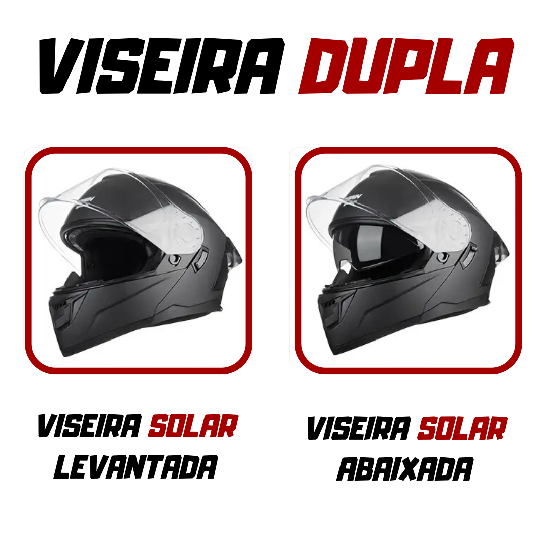 Viseira solar dupla