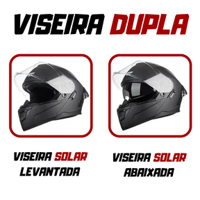 Viseira solar dupla